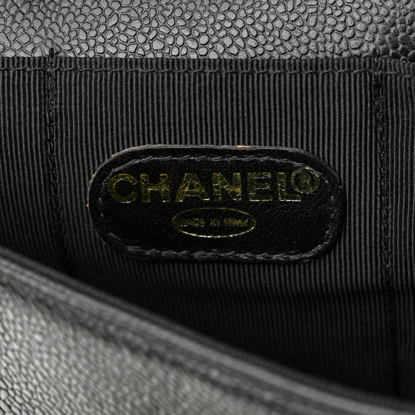 Caviar Briefcase Laptop Bag Black