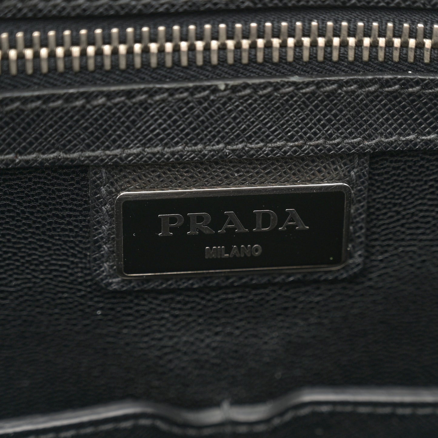 Saffiano Travel Briefcase Black