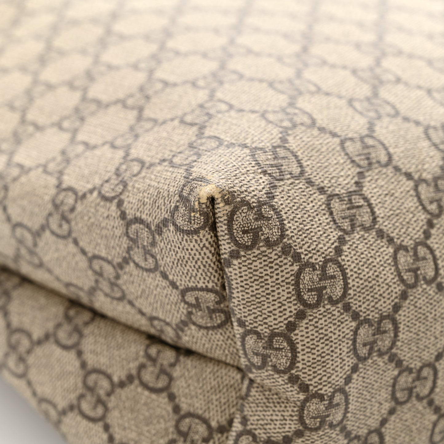 GG Plus Monogram Medium Signature Web Loop Tote Brown