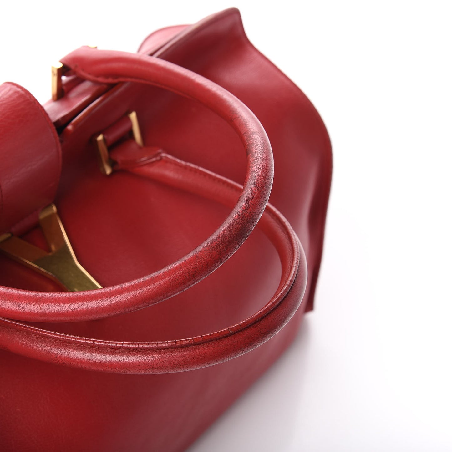 Calfskin Medium Classic Y Cabas Red