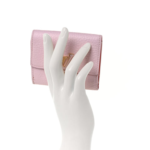 Taurillon Capucines XS Wallet Guimauve