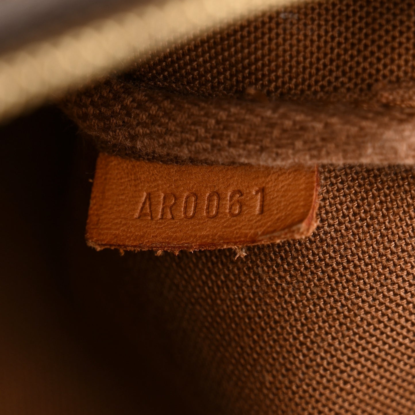 Monogram Graffiti Pochette Accessories Peach