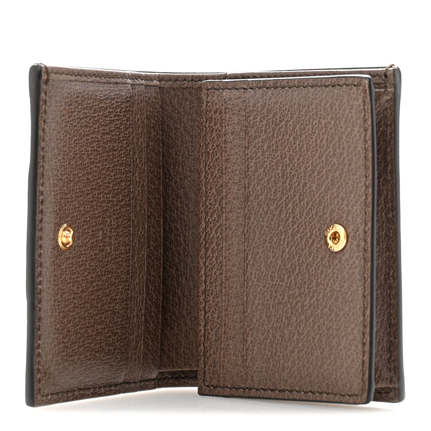 GG Supreme Monogram Web Ophidia Card Case Beige New Acero