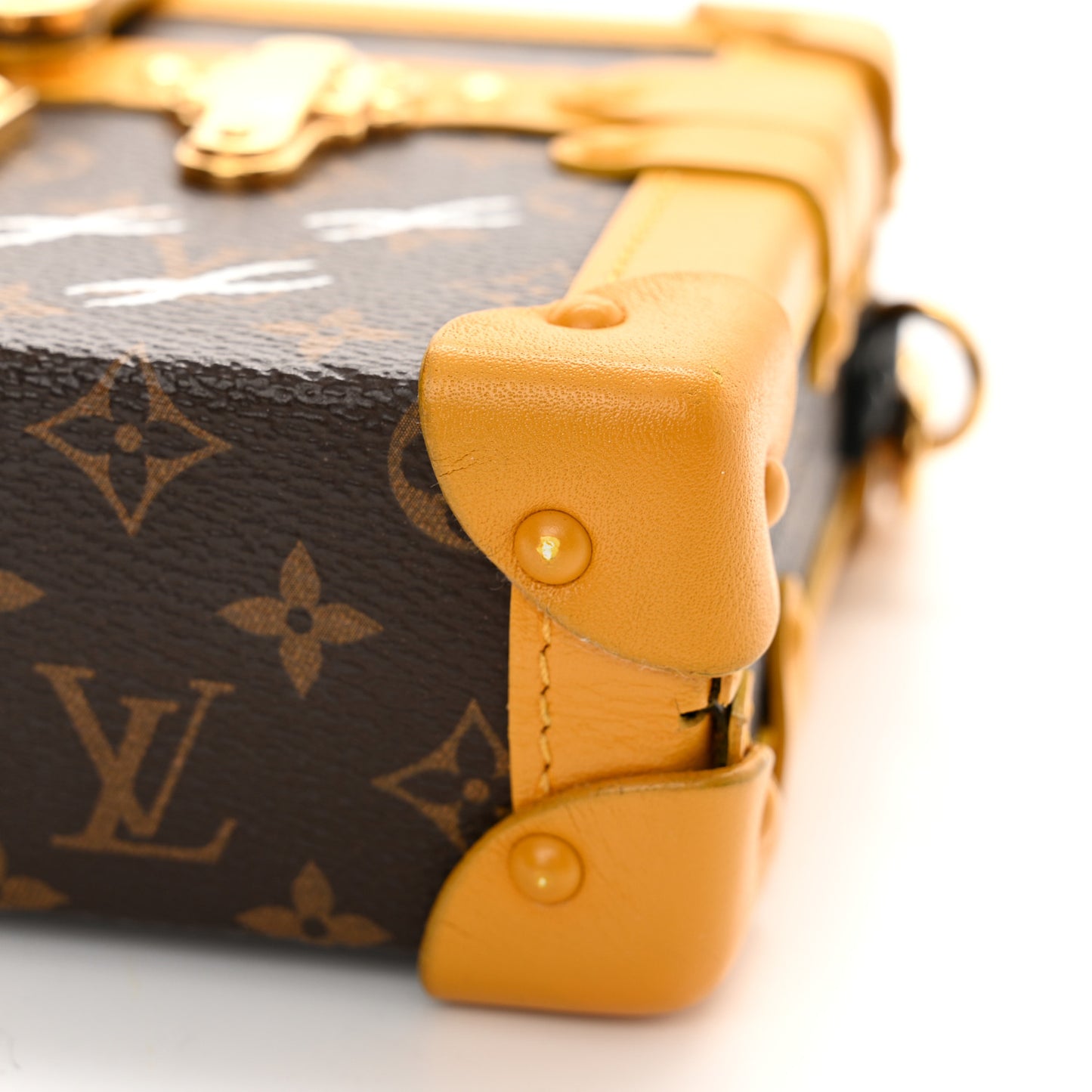 Monogram Petite Malle Brown Yellow