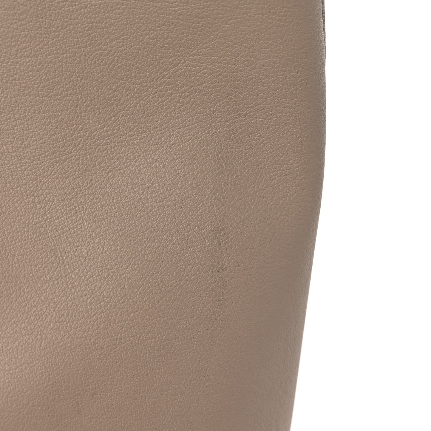 Calfskin Large Shopping Tote Dark Beige