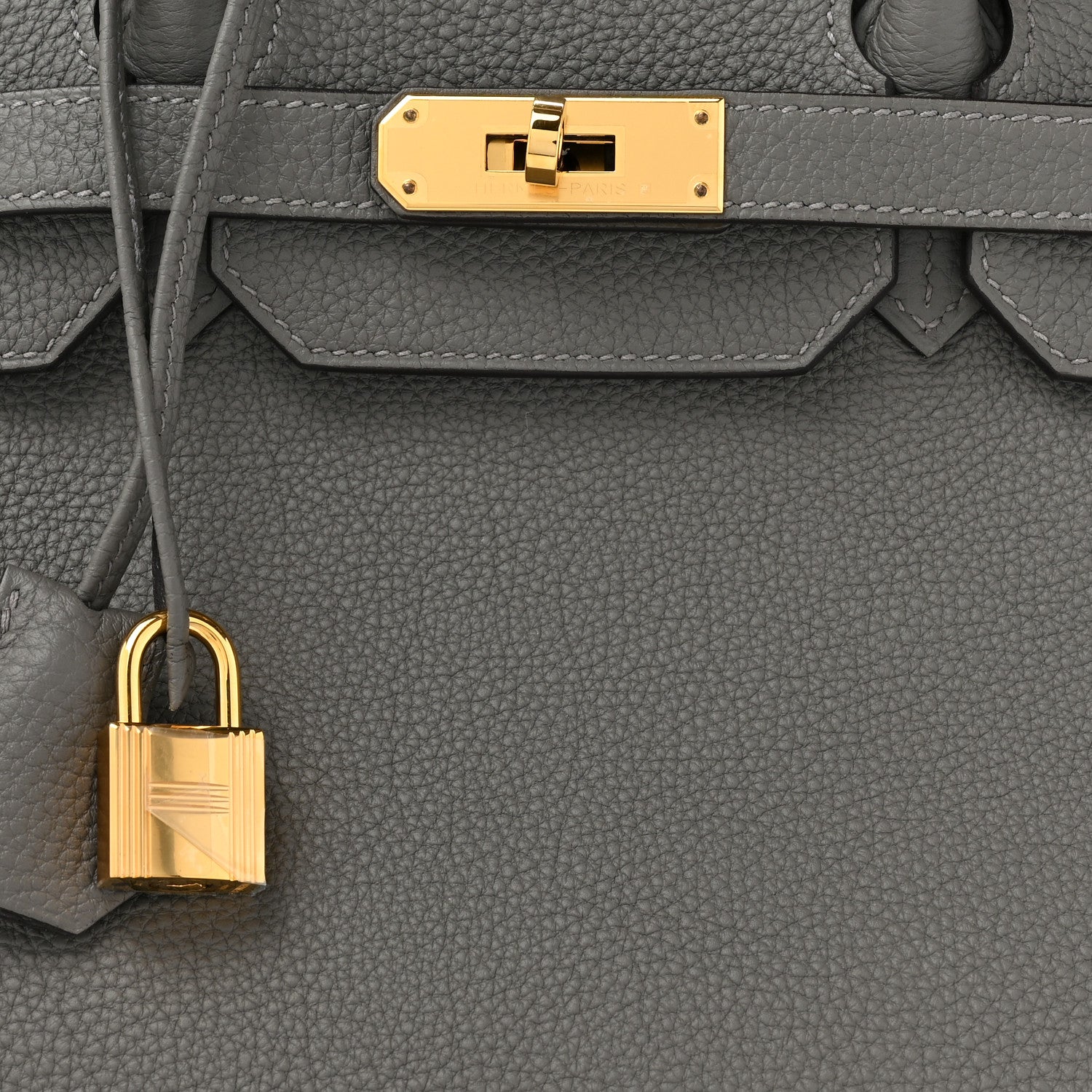 Hermes Togo BIRKIN 35 Gris Meyer 8 of 11