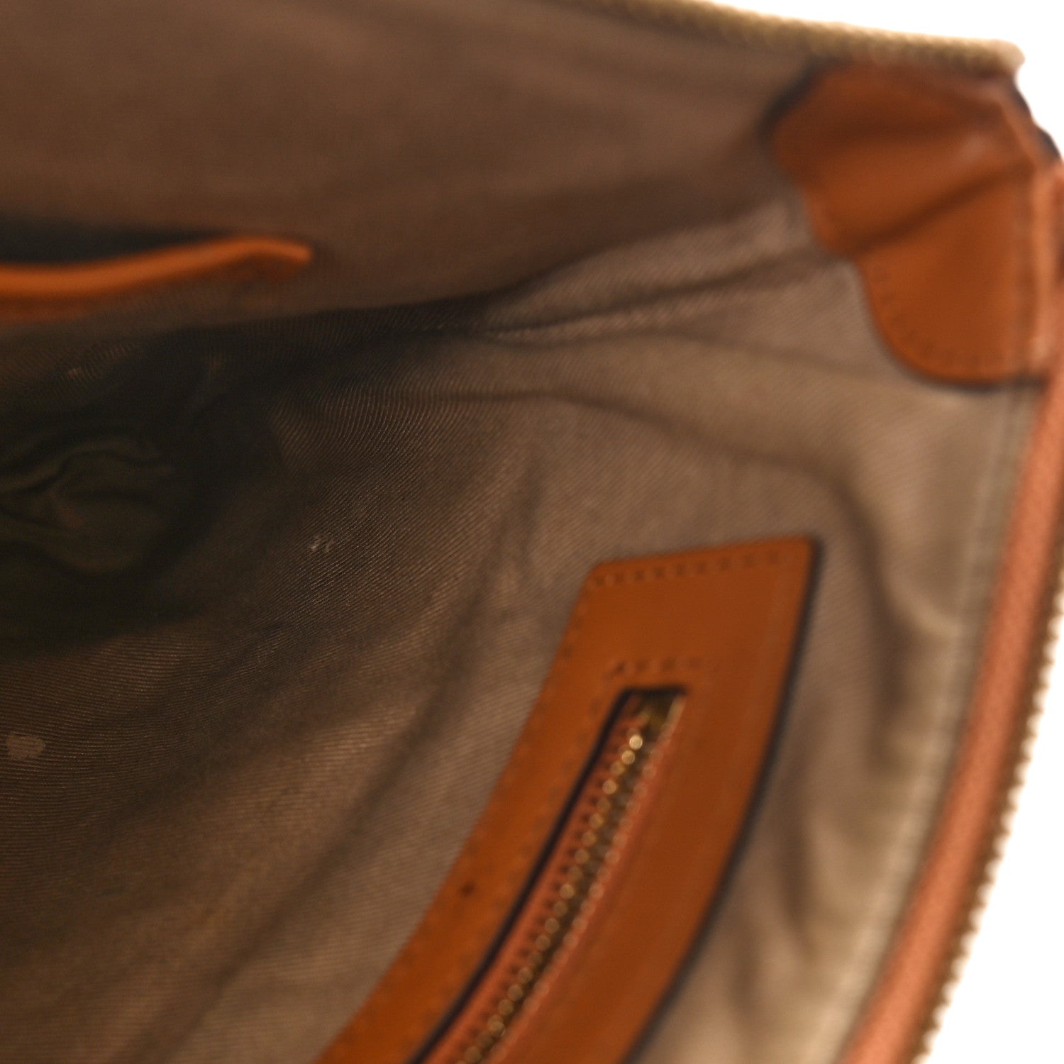 MCM Visetos Medium Crossbody Pouch Cognac 9 of 13