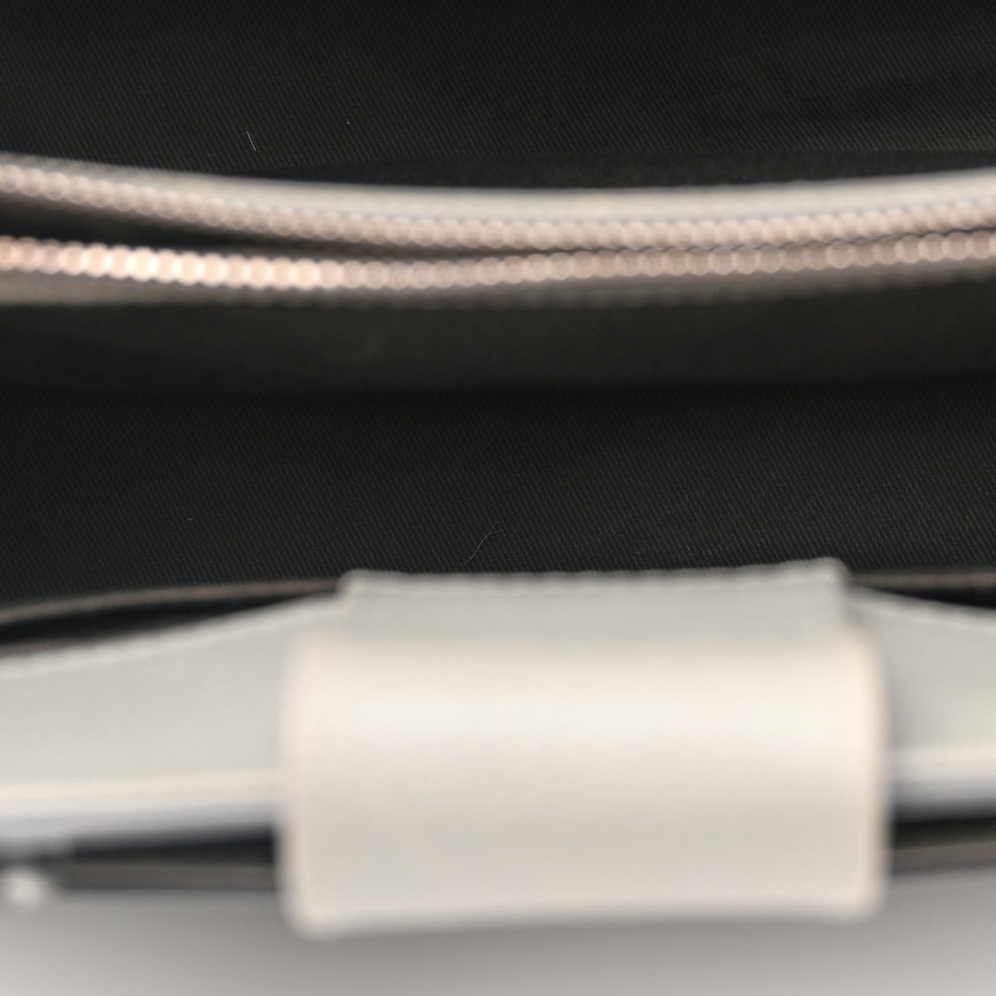 Grained Calfskin Small Neo Executive Shopper Tote Grey