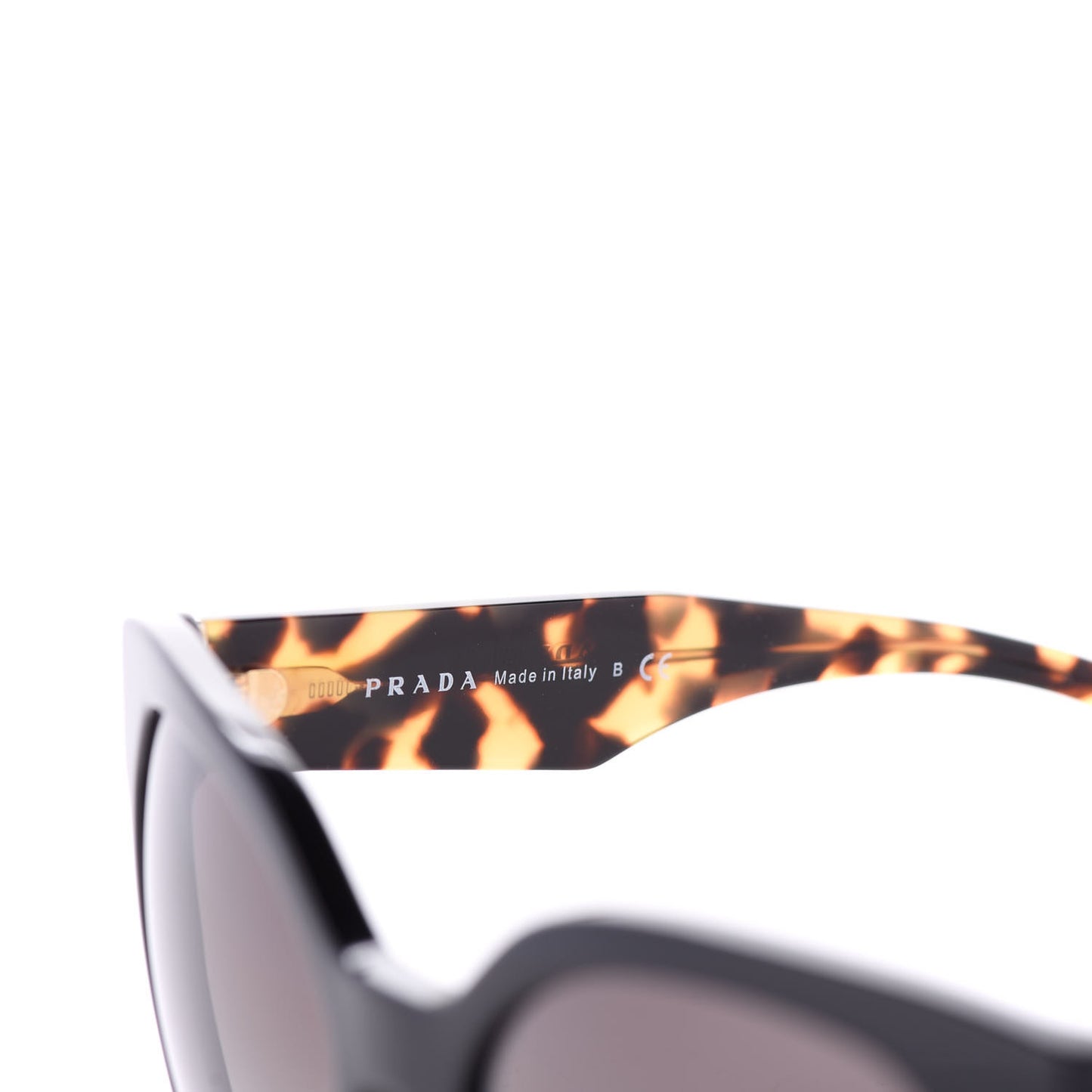 Acetate Sunglasses SPR 10R Black Tortoise