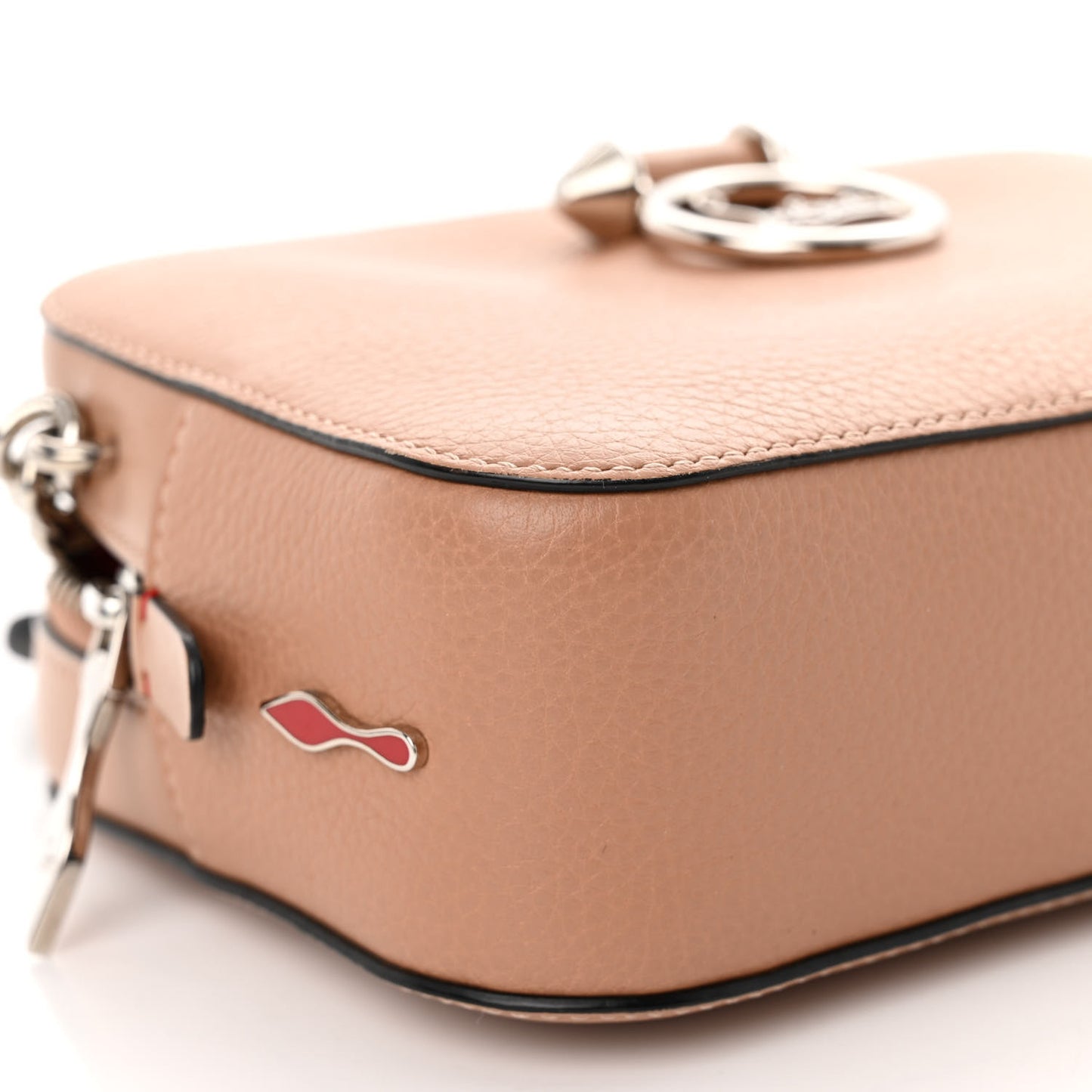 Calfskin Mini Rubylou Crossbody Nude