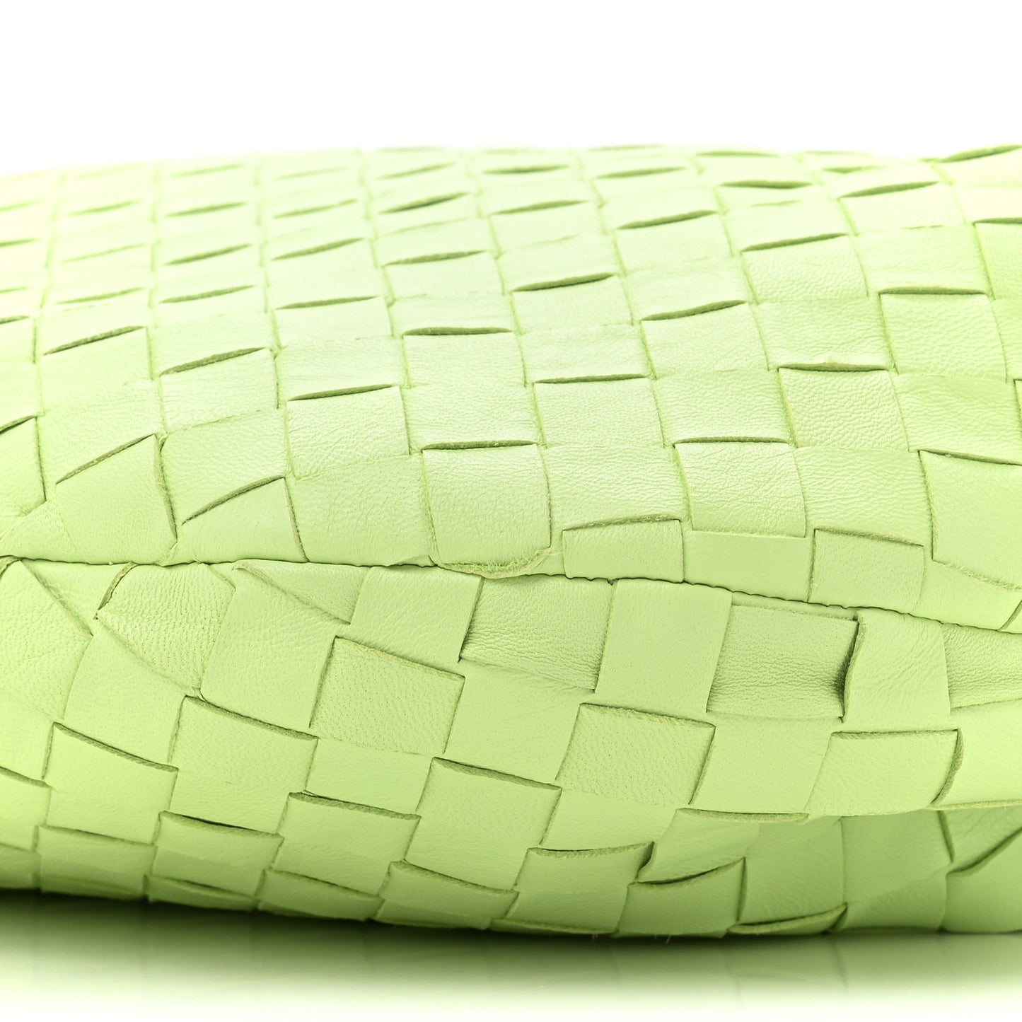 Nappa Intrecciato Teen Jodie Hobo Pistachio