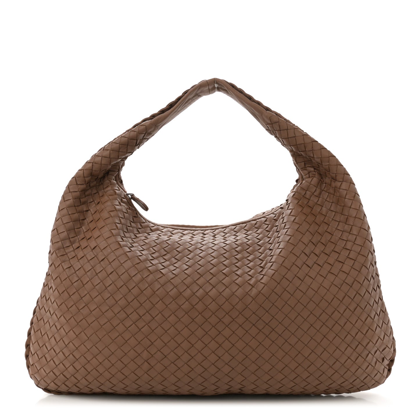 Nappa Intrecciato Large Veneta Hobo Noce