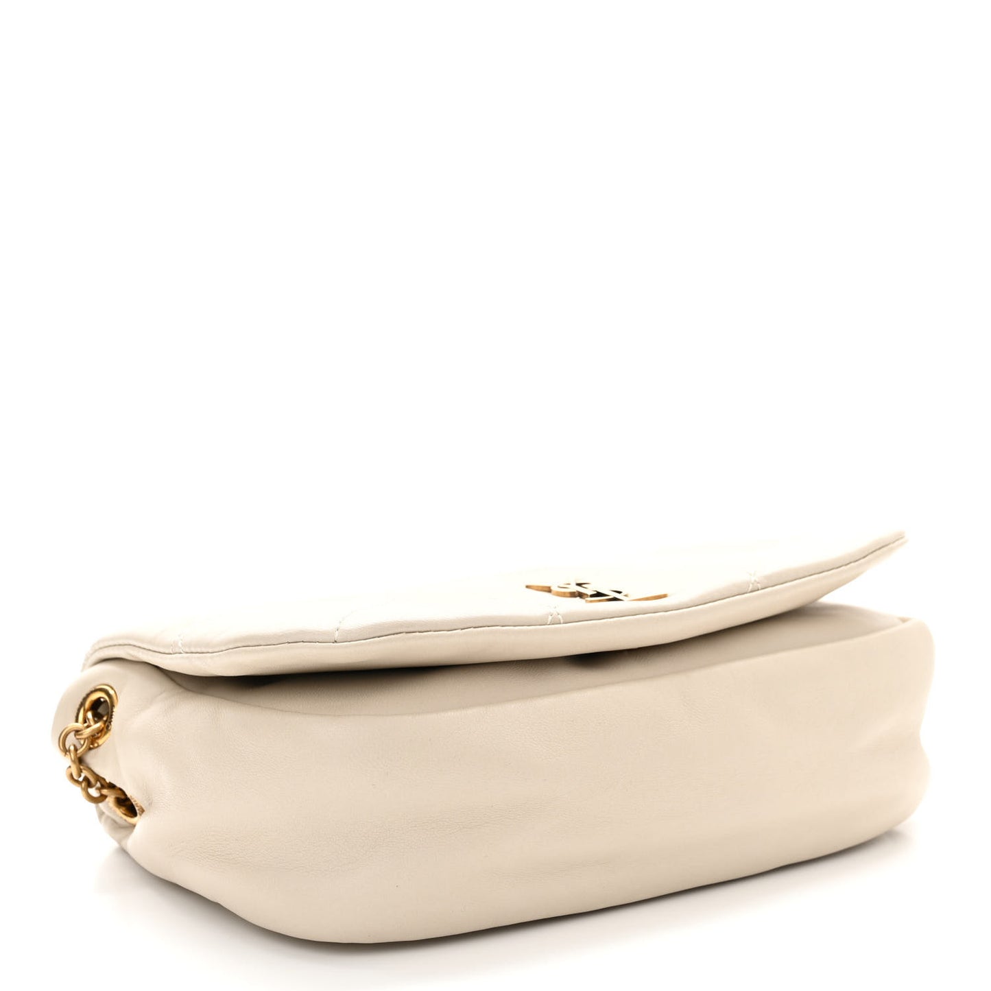 Lambskin Matelasse Monogram Mini Jamie 4.3 Blanc Vintage