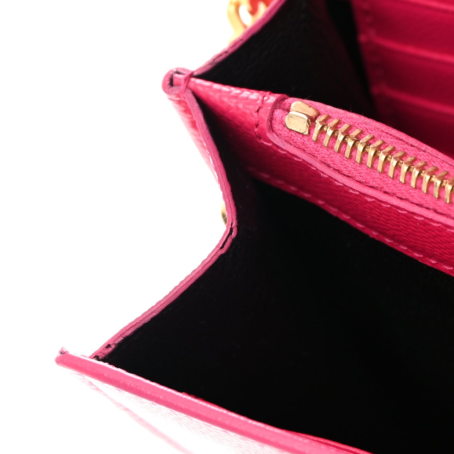 Grain De Poudre Monogram Chain Wallet Bubblegum