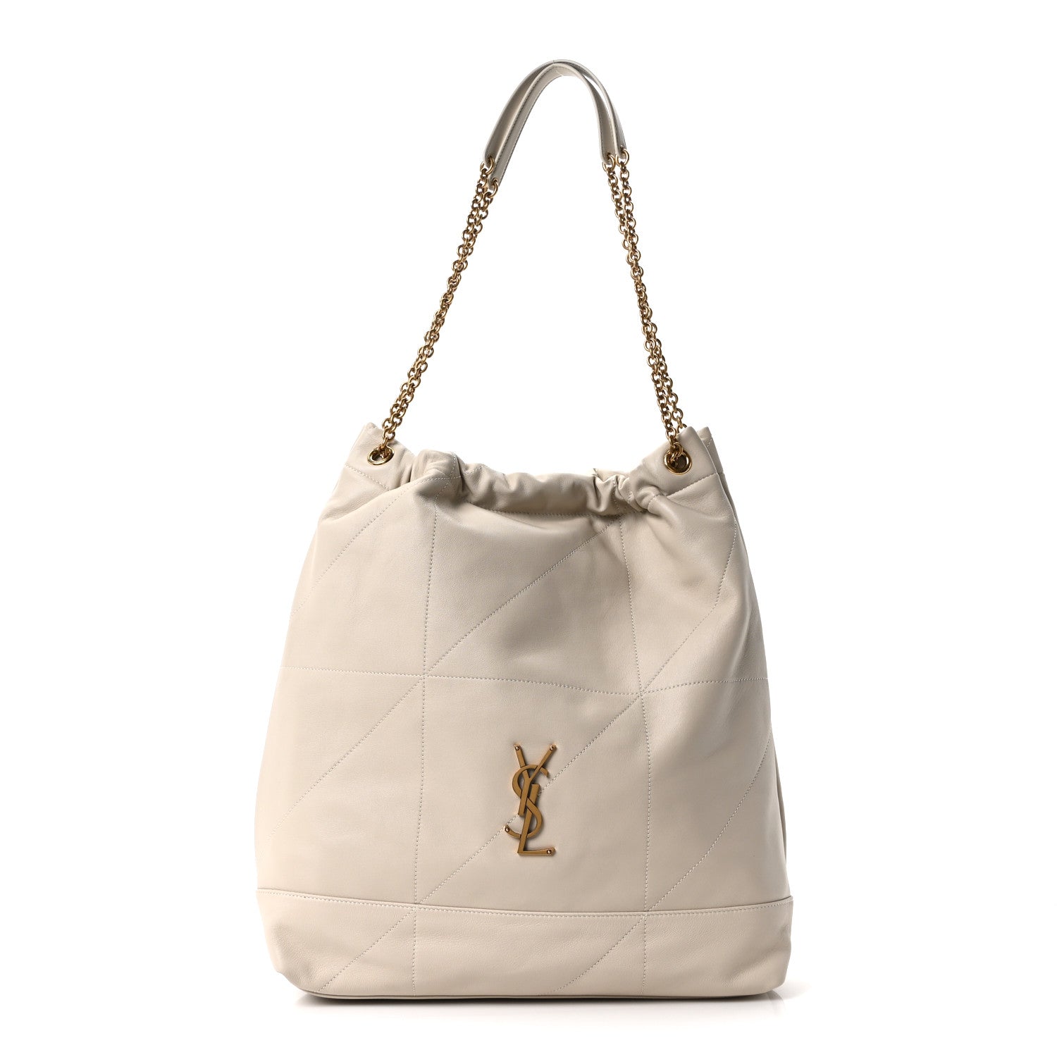 Saint Laurent モノグラム ボディーバッグ Saint Laurent Lambskin Matelasse Monogram Large Jamie 4.3 Pochon
