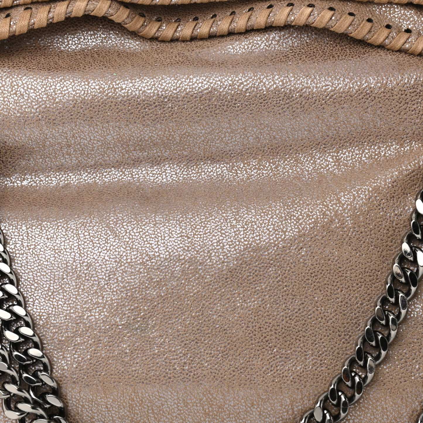Shaggy Deer Small Falabella Tote Taupe