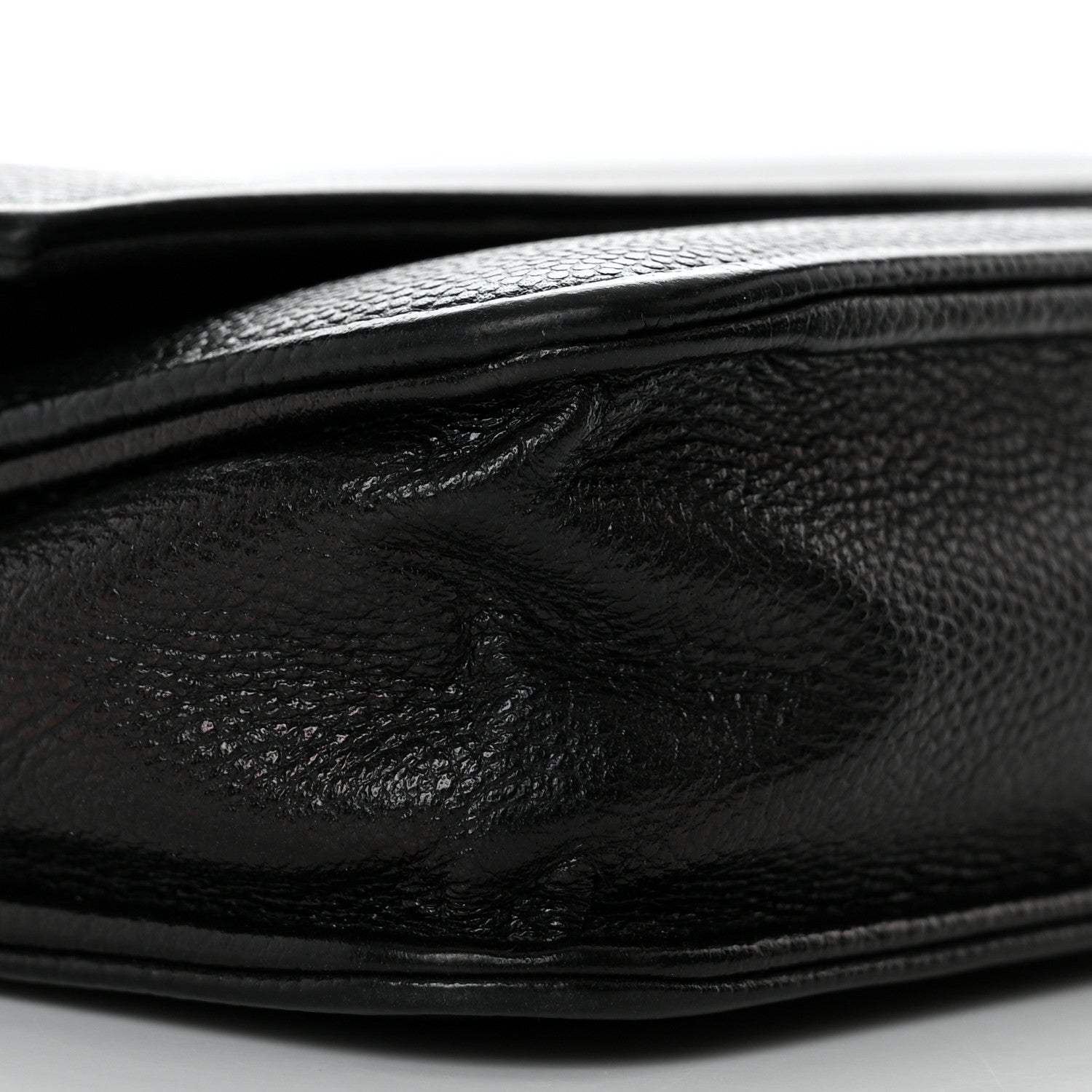 Chanel Caviar Sevruga Wallet on Chain WOC Black 10 of 14