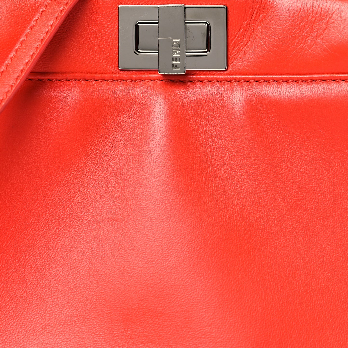 Nappa Mini Peekaboo Iconic Satchel Papavero