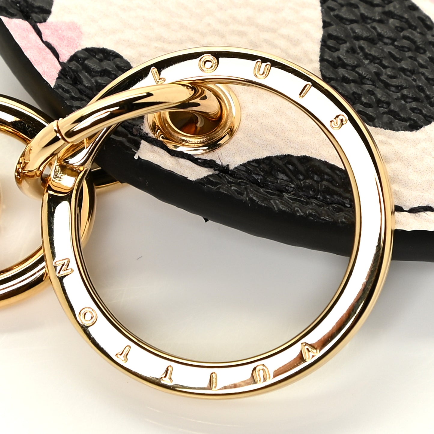 Monogram Wild At Heart Illustre Bag Charm Key Ring Black