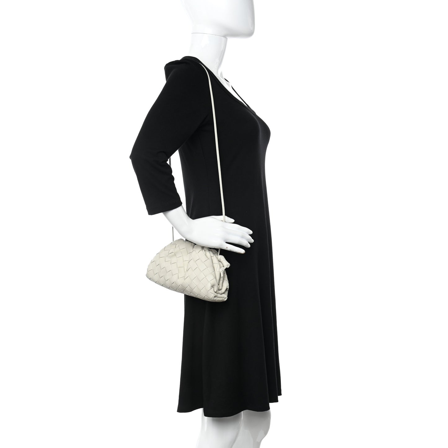 Nappa Intrecciato The Mini Pouch Chalk