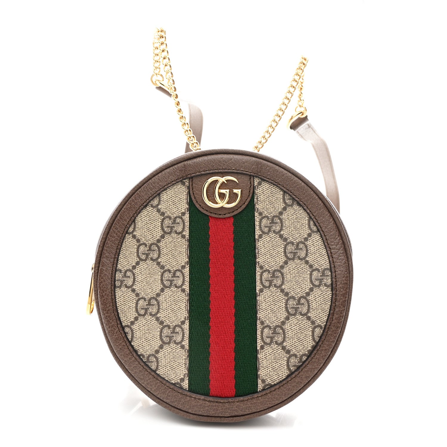 gucci ophidia mini round backpack Gucci GG Supreme Monogram Web Mini Ophidia Round Backpack Brown 1819413 –  FASHIONPHILE