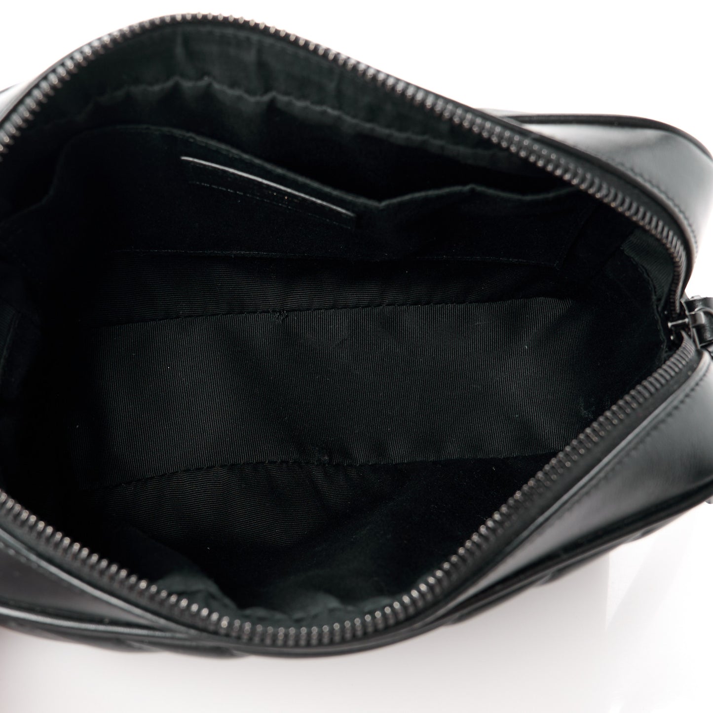 Calfskin Matelasse Monogram Monochrome Lou Camera Bag Black