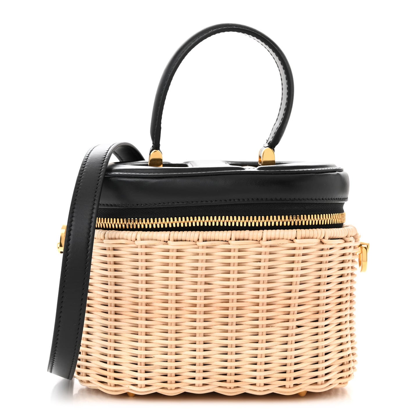 Wicker CD Vanity Black