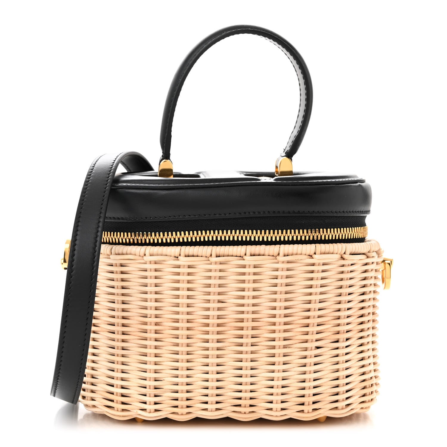 Christian Dior Wicker CD Vanity Black 1 of 10