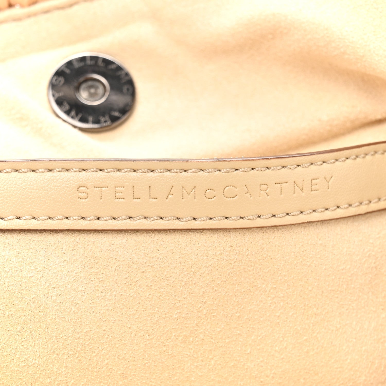 Stella McCartney Raffia Mini Falabella Fold Over Tote Natural 6 of 9