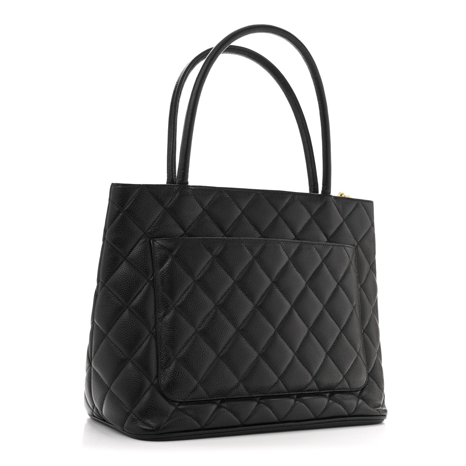 Chanel Caviar Quilted Medallion Tote Black 3 of 12