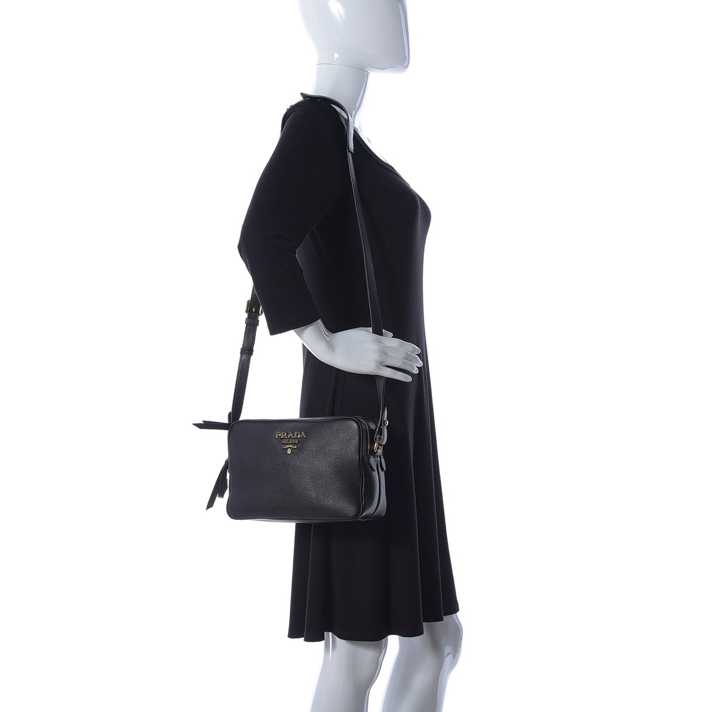 Vitello Phenix Camera Bag Black