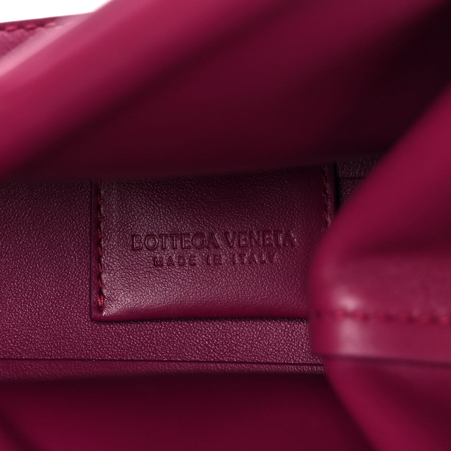 Calfskin Small The Point Triangle Bag Cinnabar