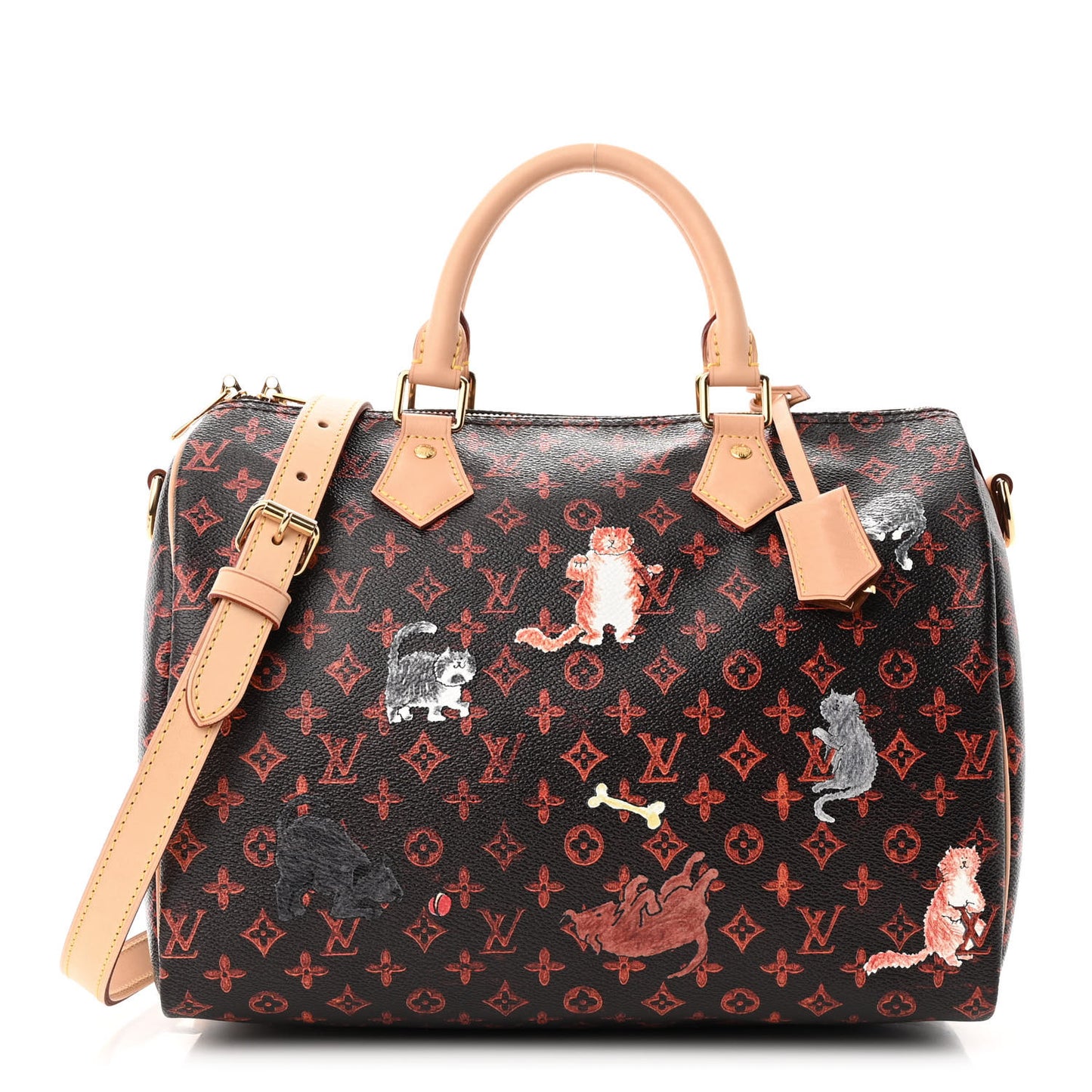 Catogram Speedy Bandouliere 30 Marron