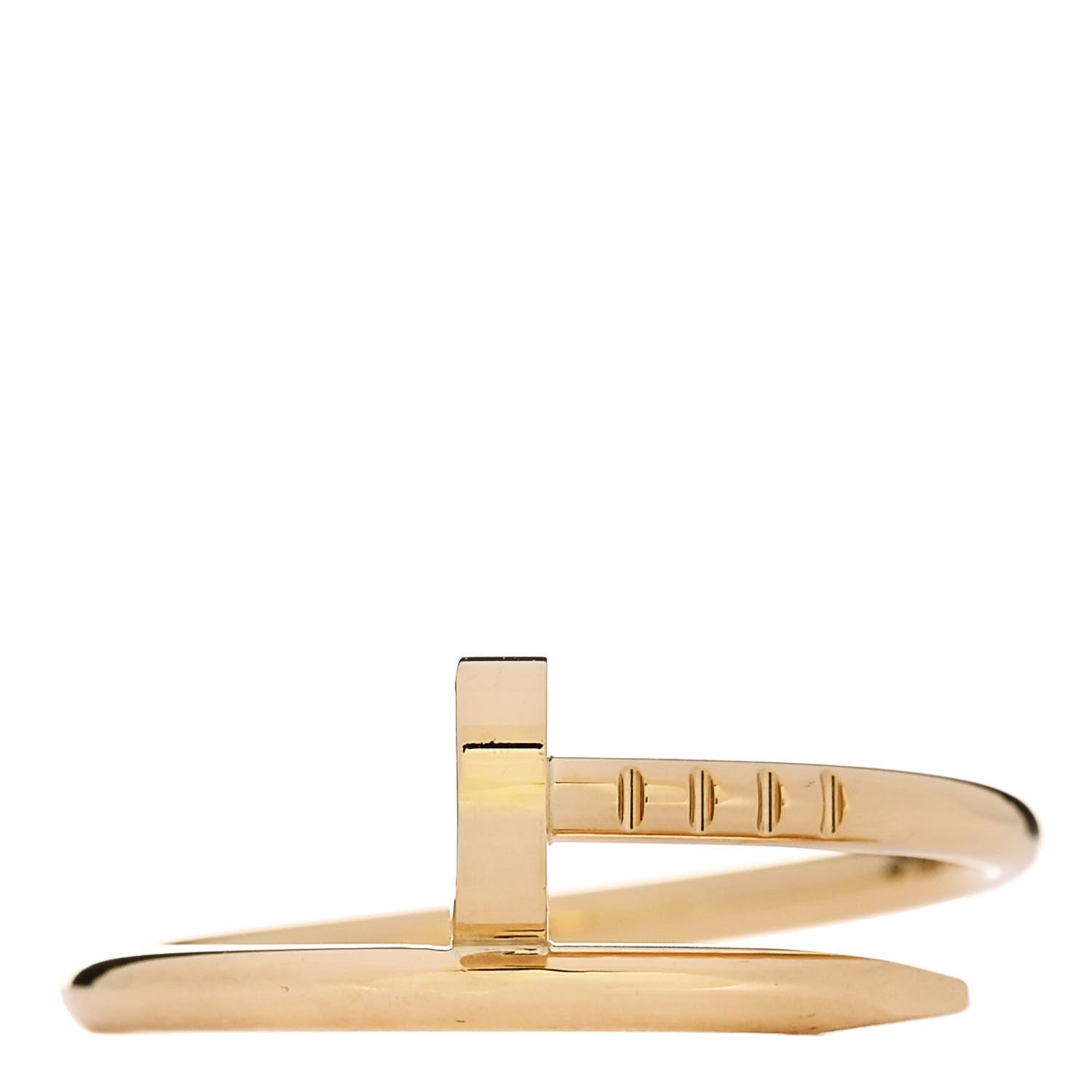 Cartier 18K Yellow Gold Small Juste Un Clou Ring 52 6 1417779