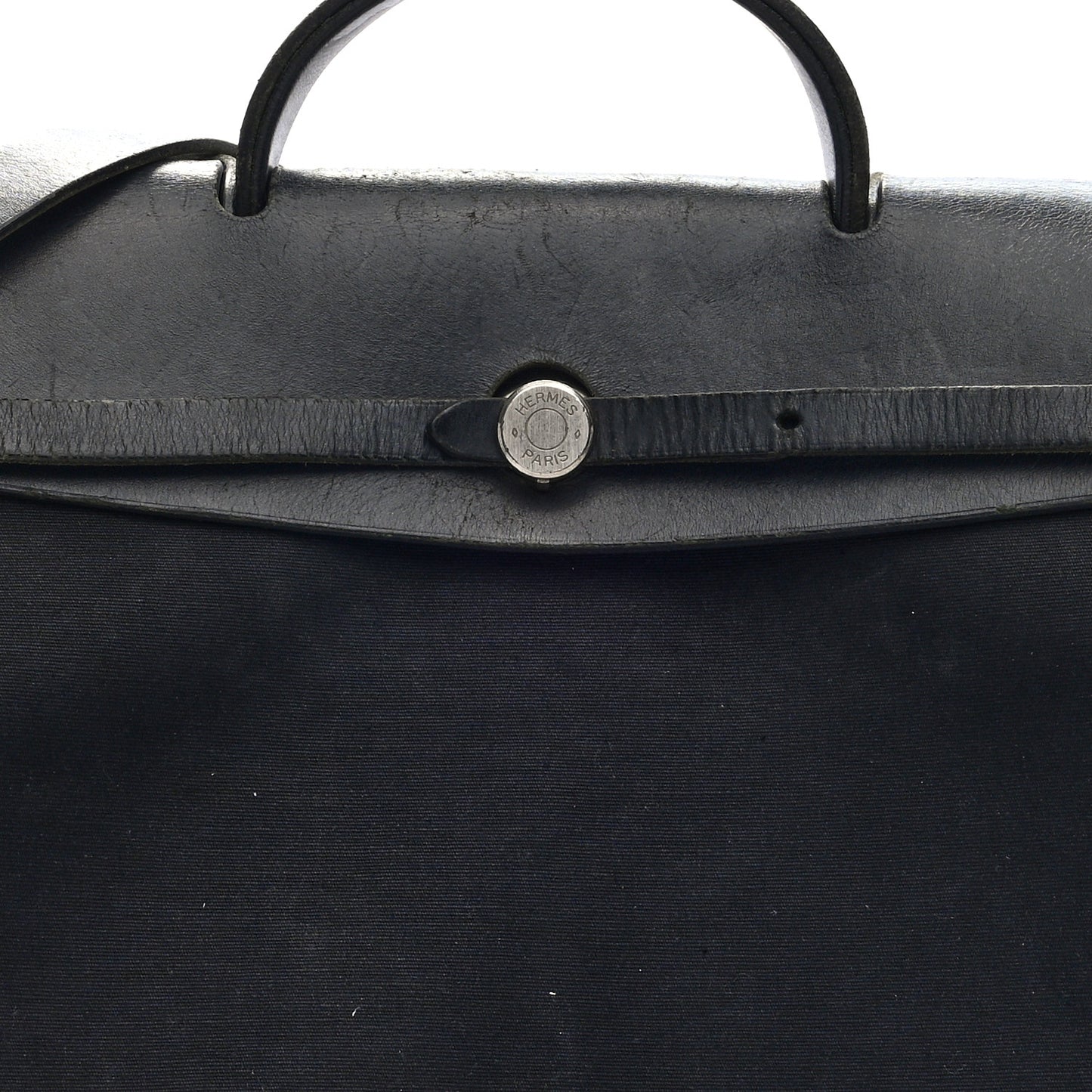 Toile Vache Calfskin Herbag 40 GM Black