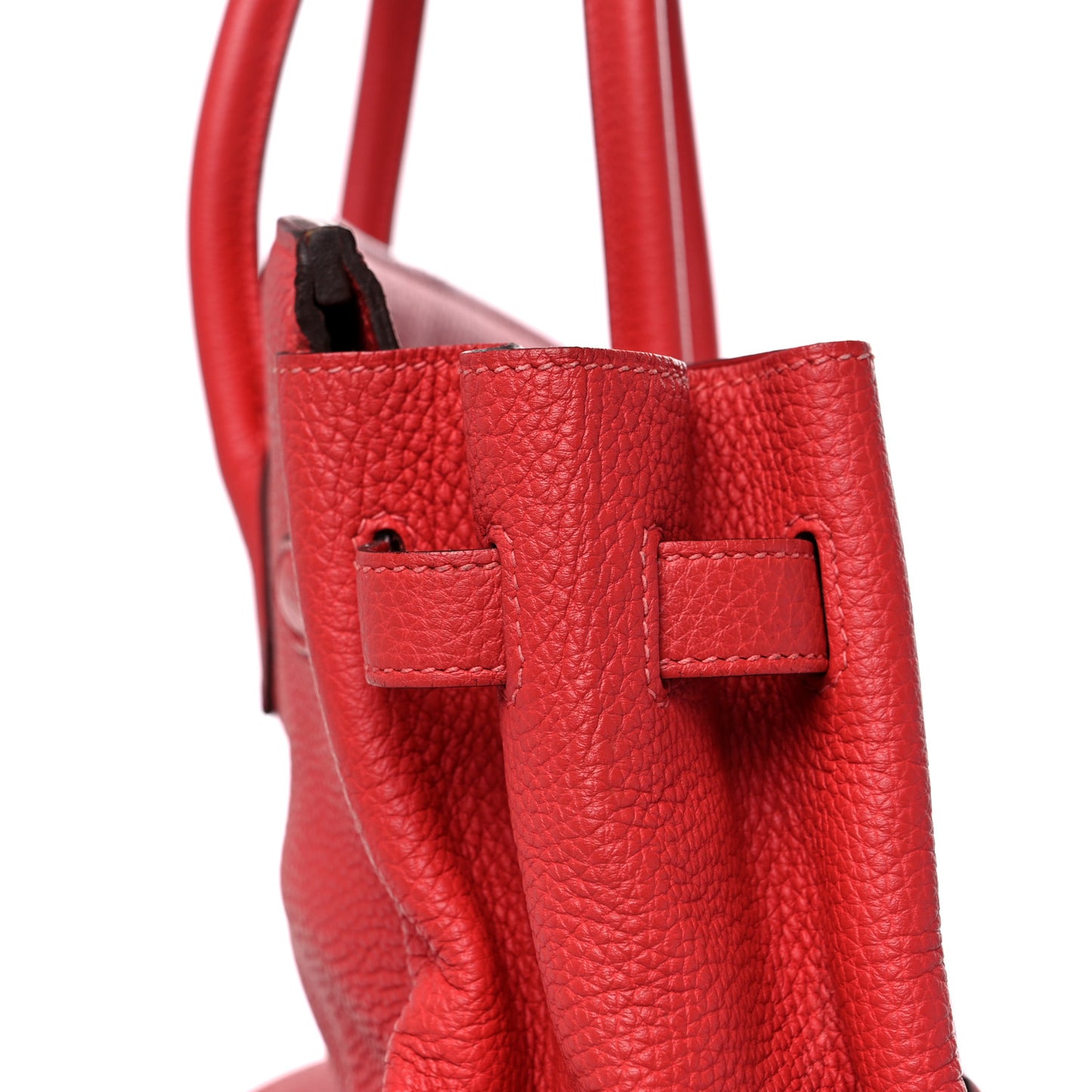 Togo Birkin 35 Rouge Pivoine