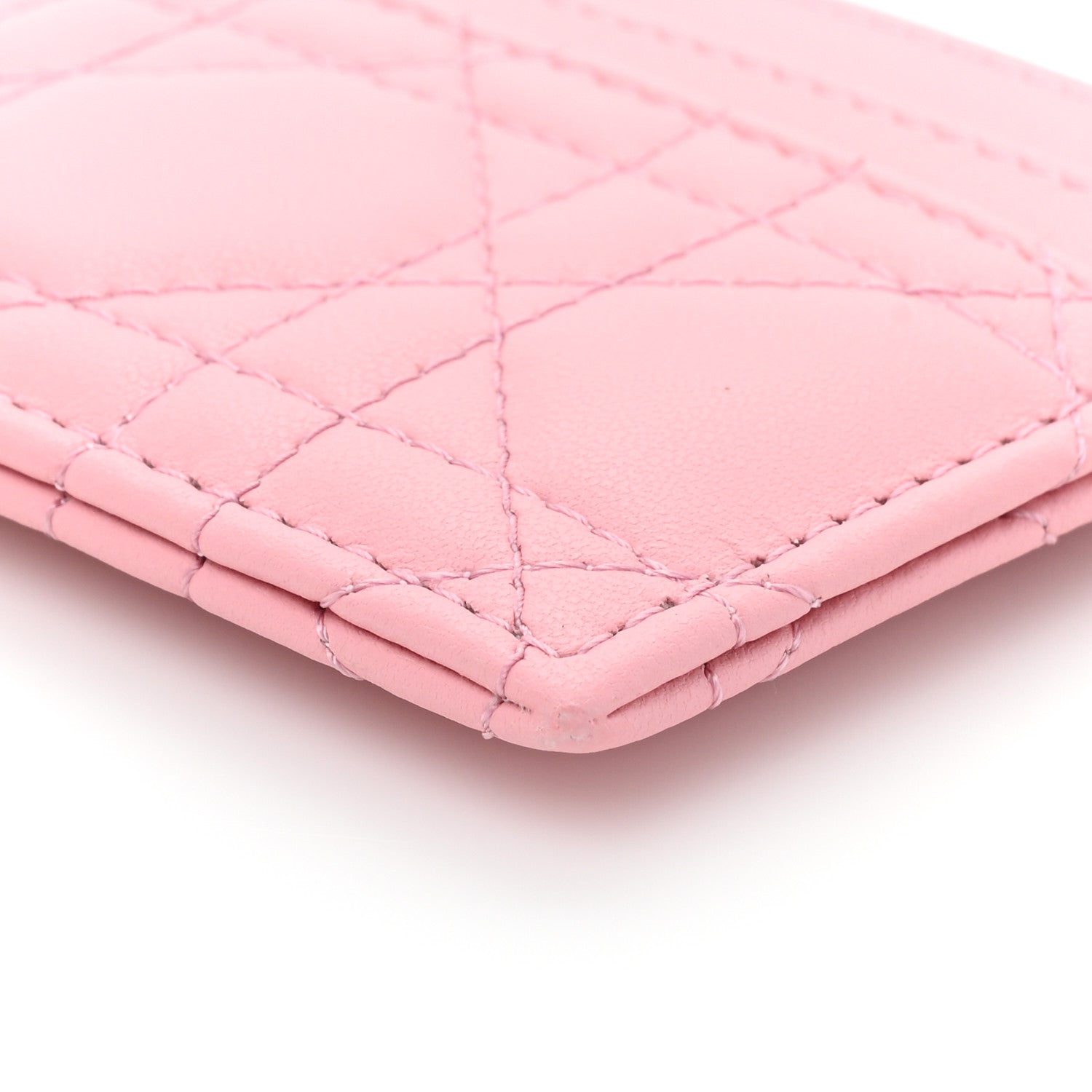 Christian Dior Lambskin Cannage Lady Dior Five-Slots Card Holder Melacoton 8 of 10