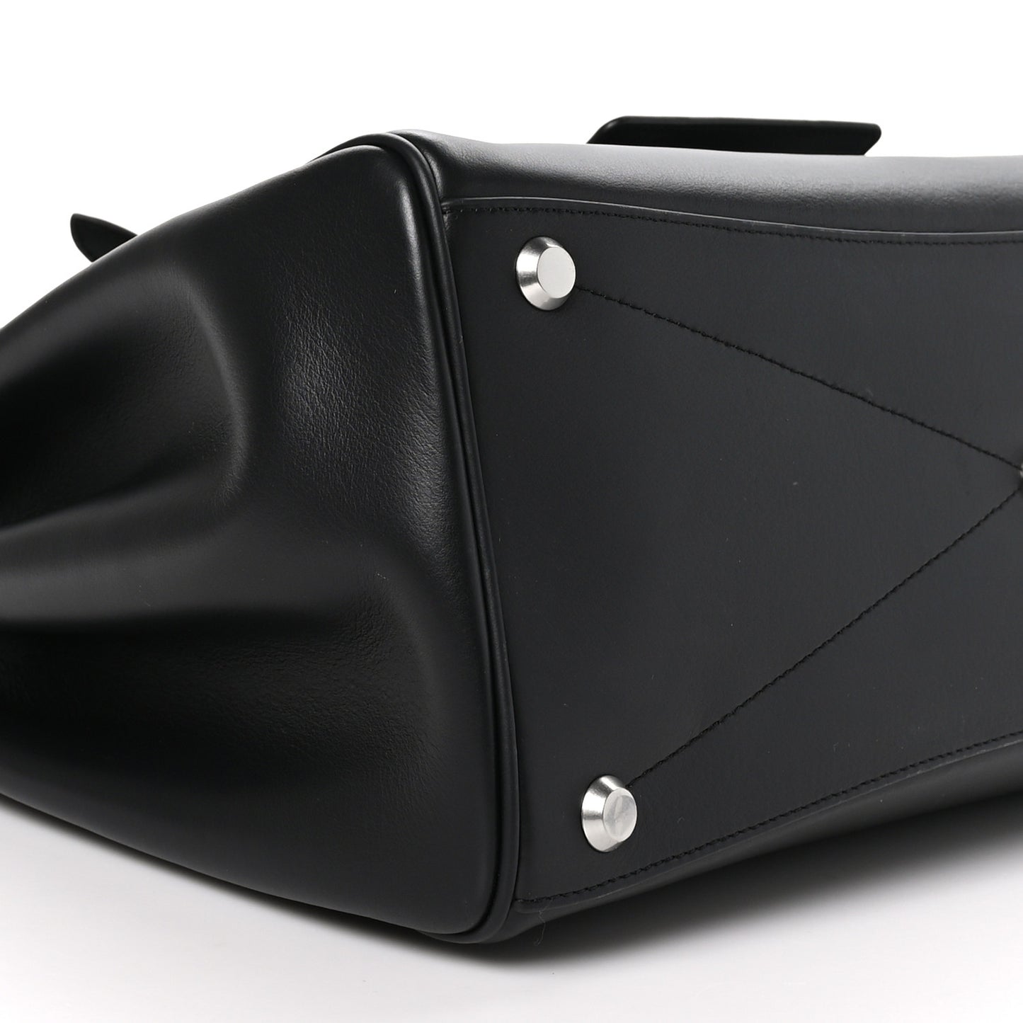Smooth Calfskin Medium Bel Air Carry All Bag Black