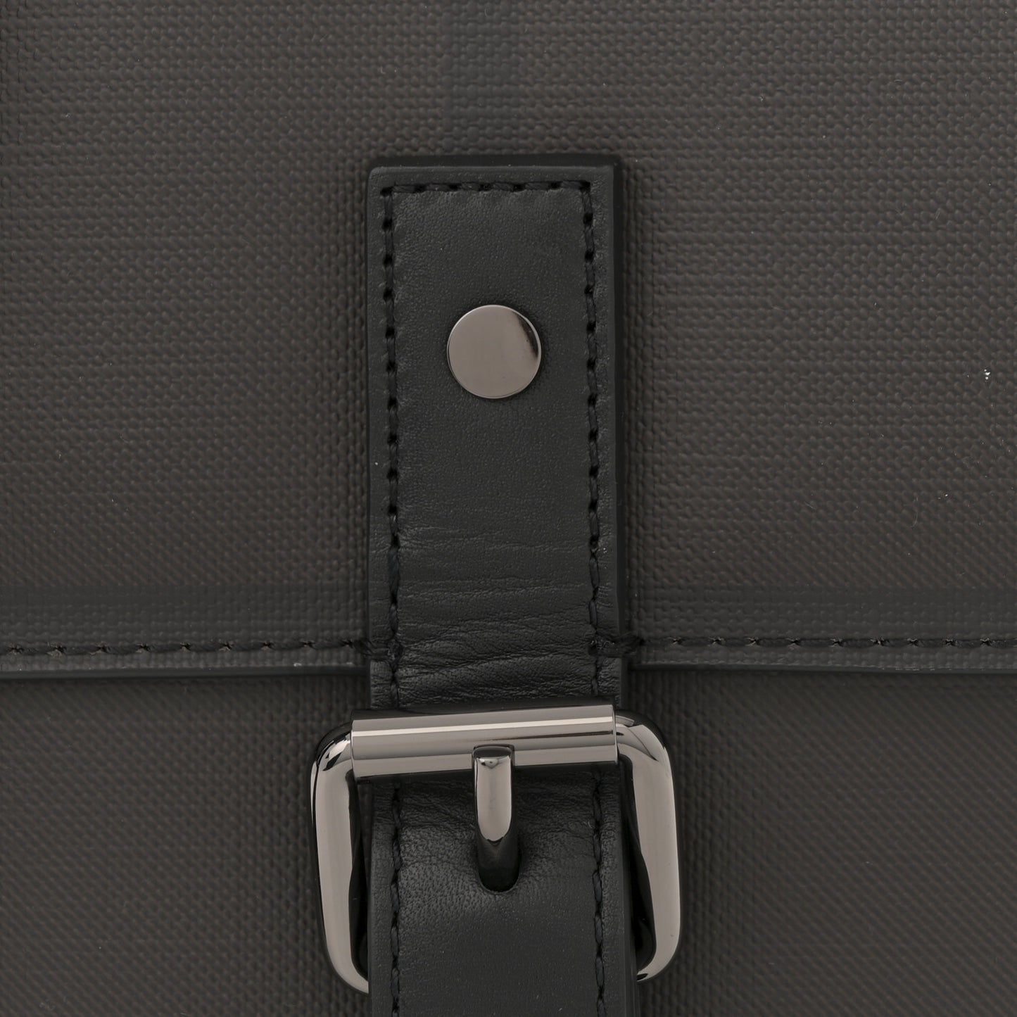 Smoked Check Vaughan Crossbody Bag Black