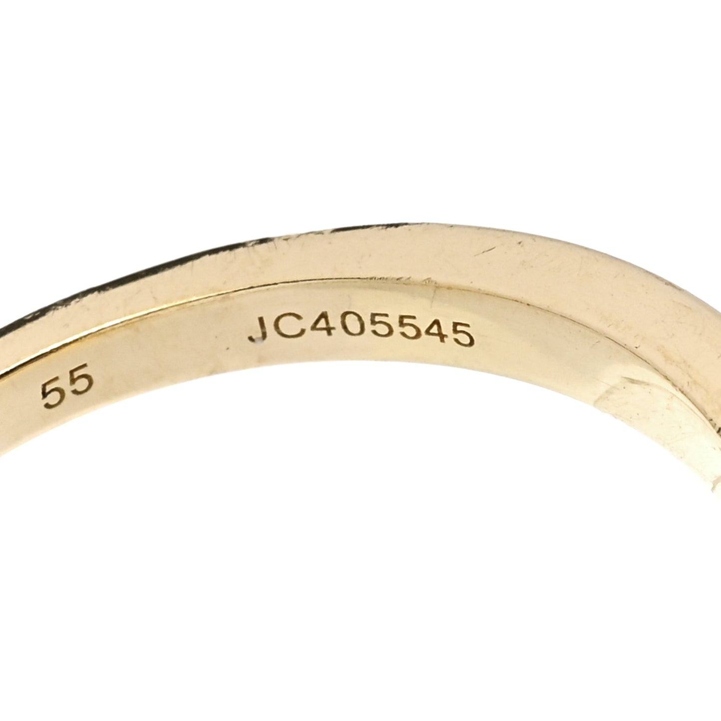 18K Yellow Gold Diamond Small Frivole Ring 55 7.25