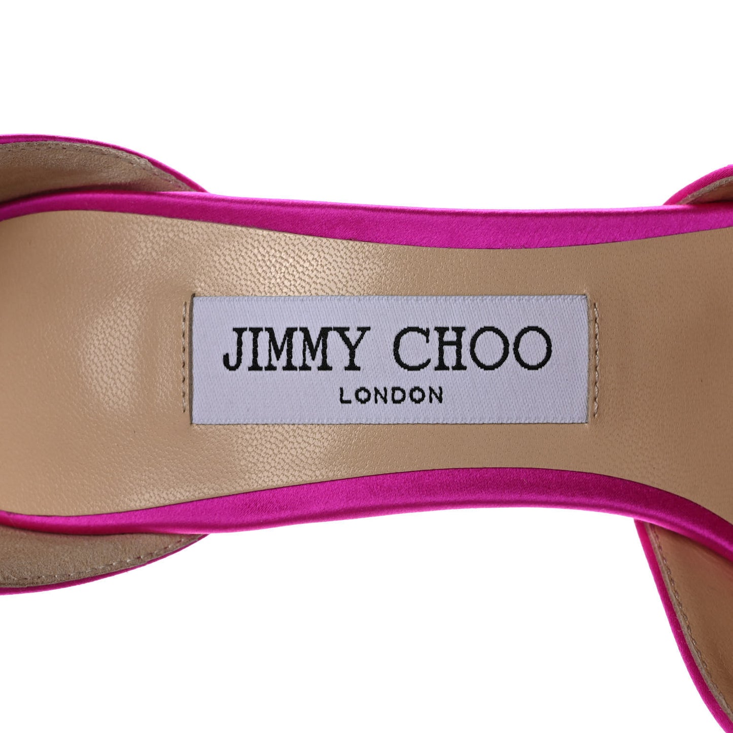 Satin Socorie 120 Sandals 37 Fuchsia White