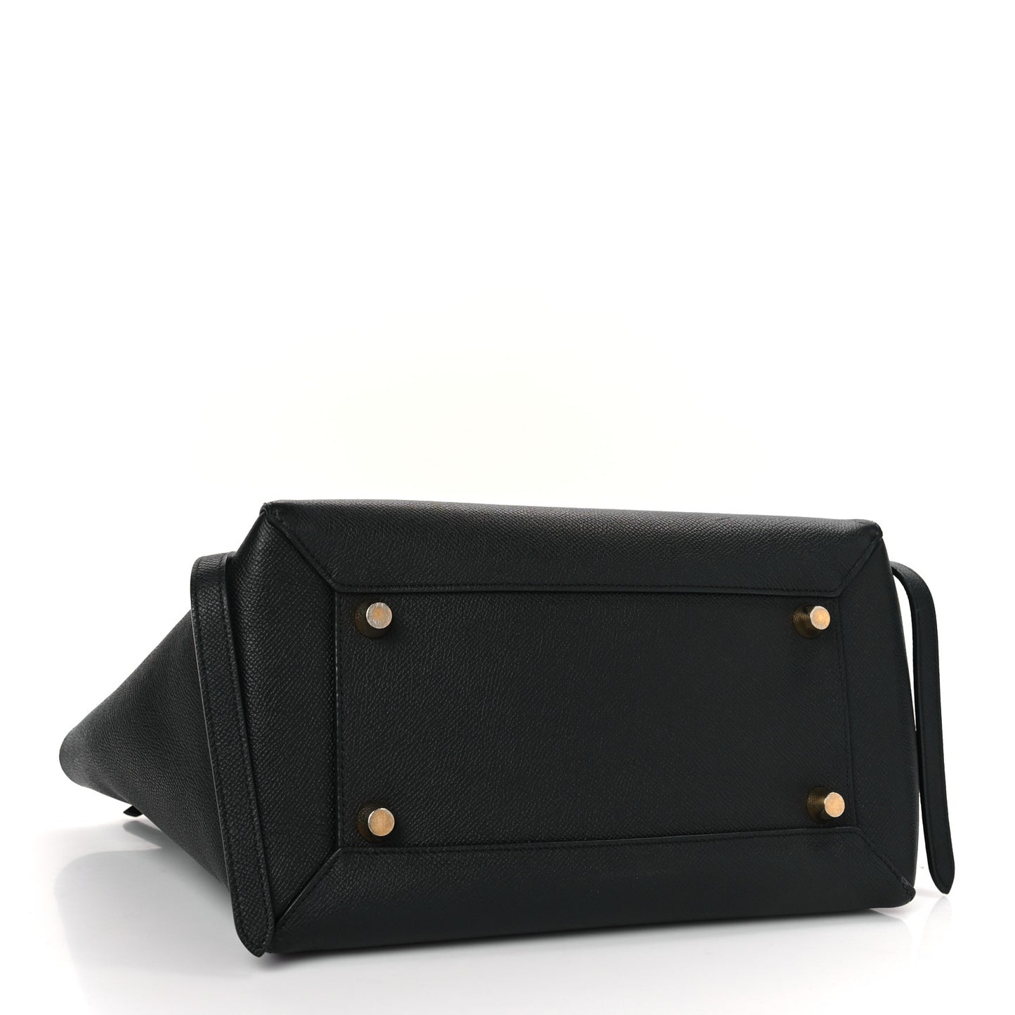 Grained Calfskin Mini Belt Bag Black