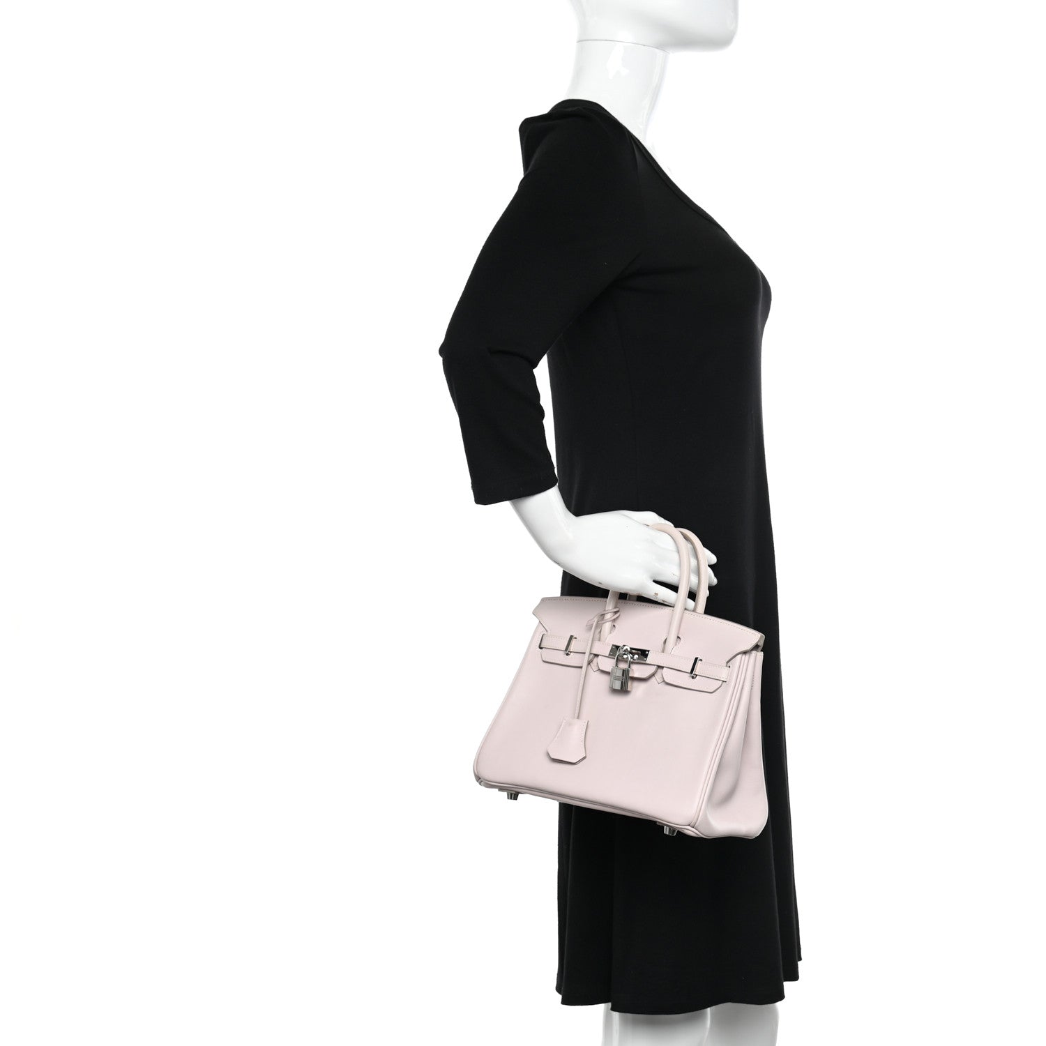 Hermes Swift Birkin 25 Rose Dragee 2 of 13