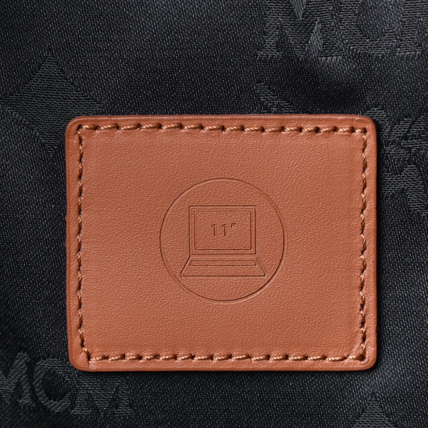 MCM Visetos Studded Small Stark M Backpack Black 7 of 10