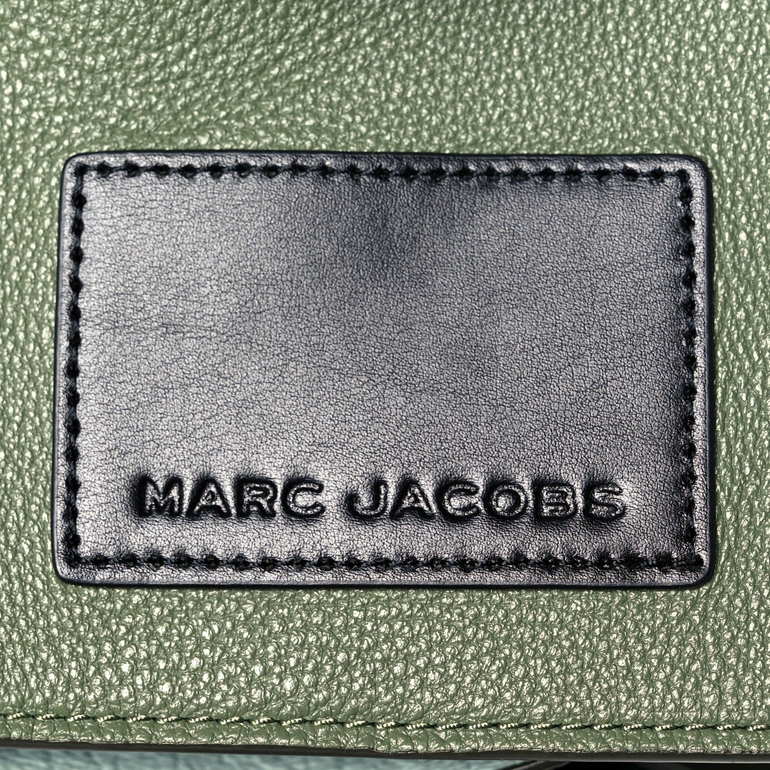Marc Jacobs Grained Calfskin The Tag Tote Green 8 of 10