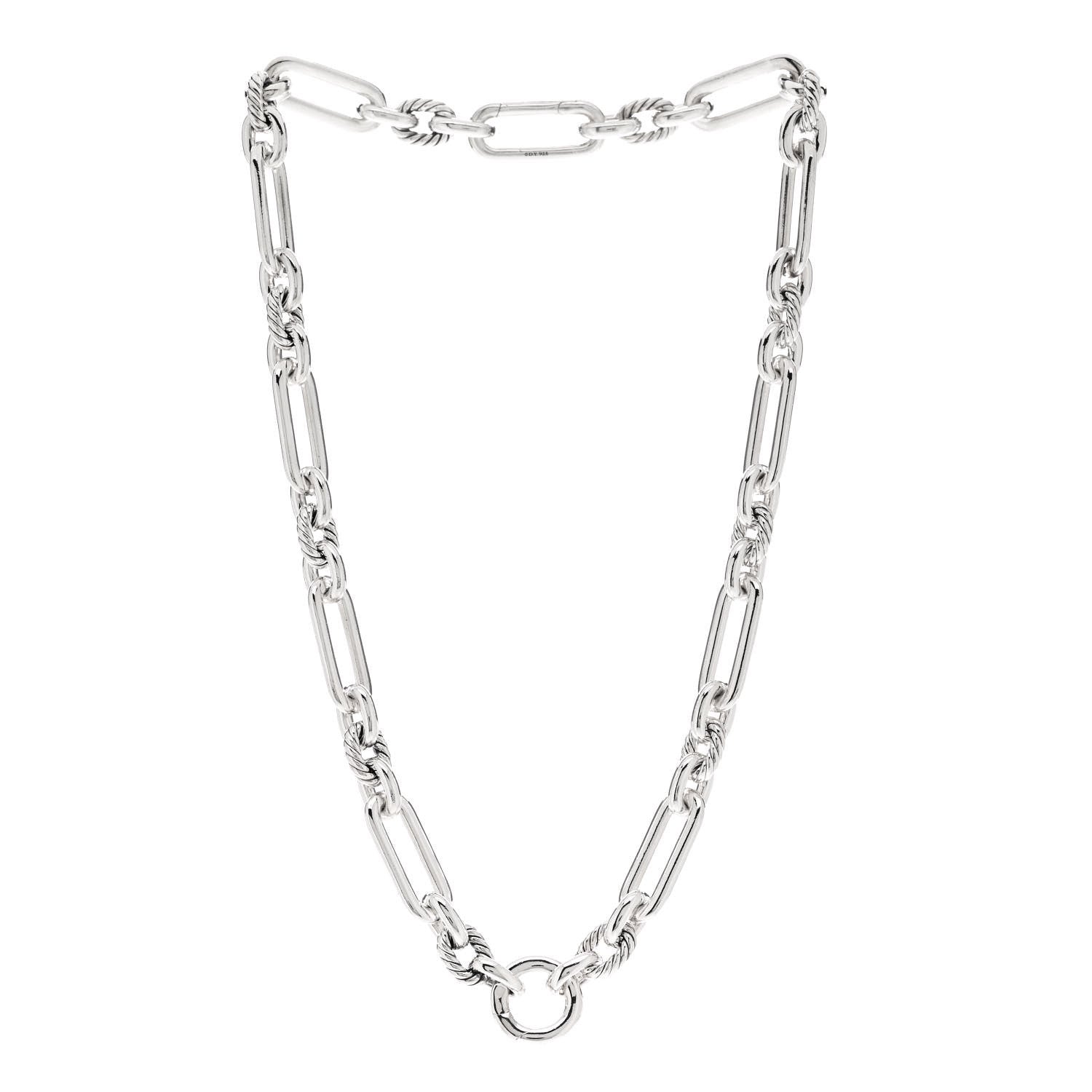 David Yurman Sterling Silver Lexington Chain Necklace 18" 3 of 4