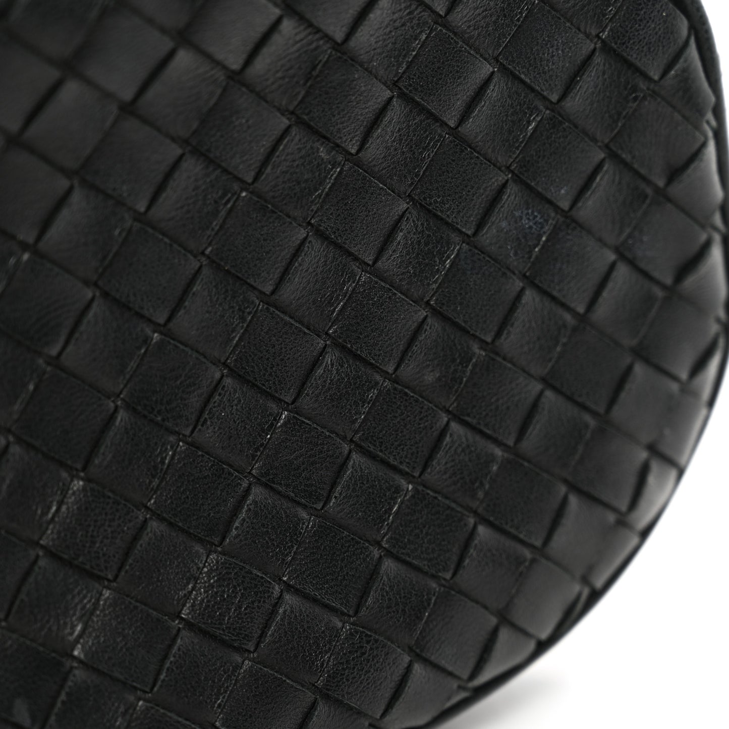 Nappa Intrecciato Belt Bag Black