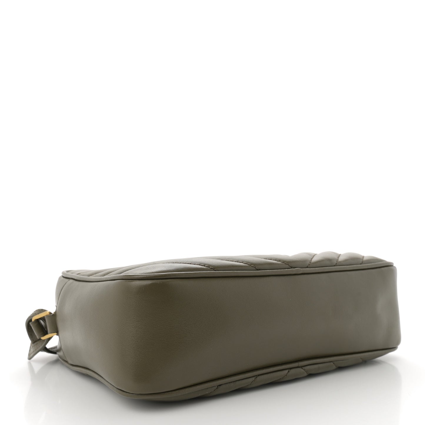 Calfskin Matelasse Monogram Lou Camera Bag Military Olive