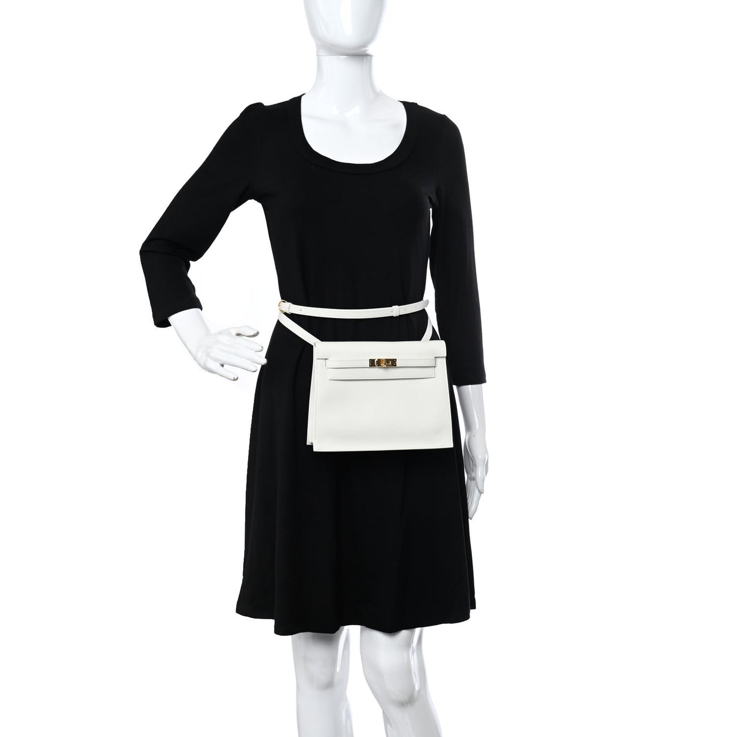 Evercolor Kelly Danse II Belt Bag White