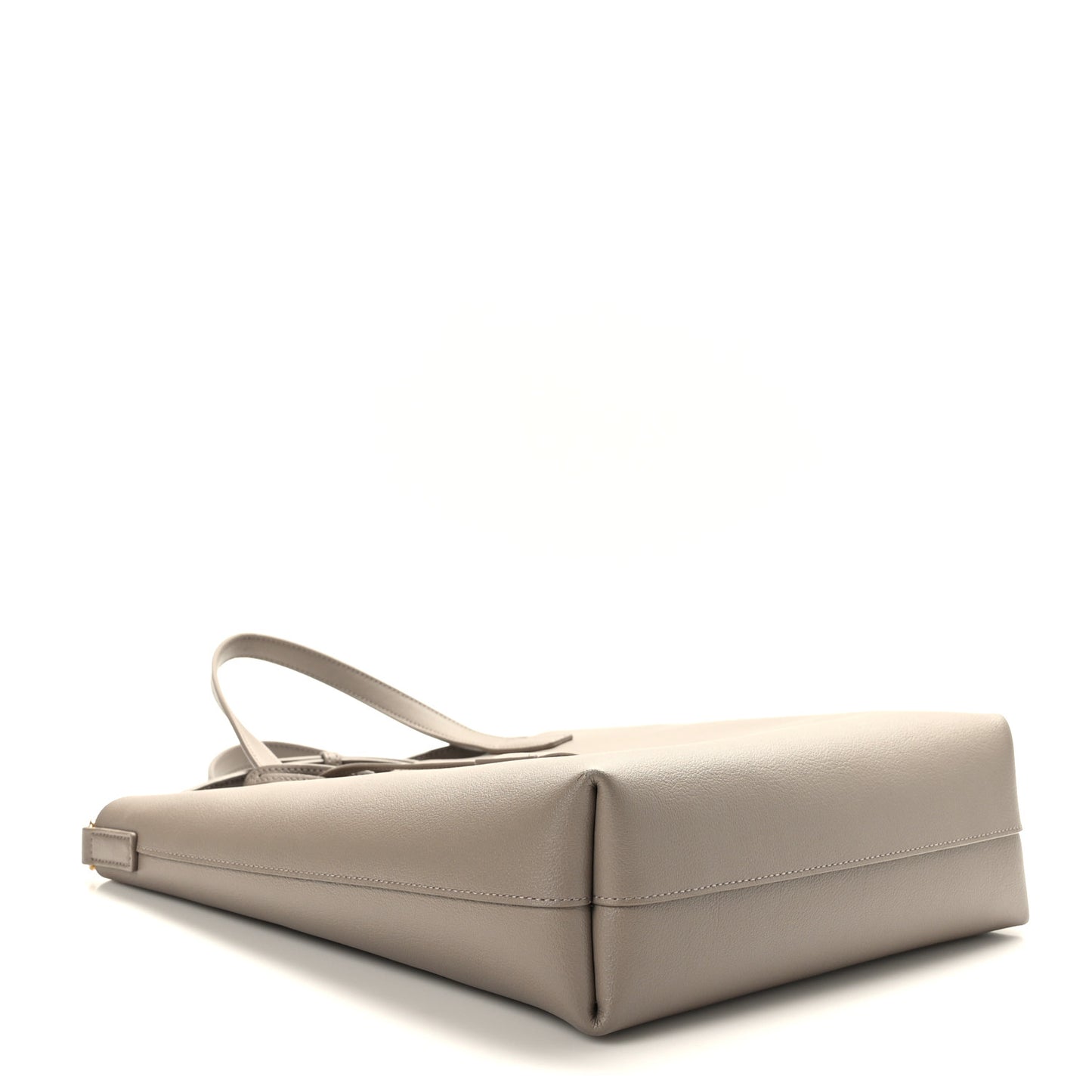 Calfskin Toy Shopping Tote Greyish Brown